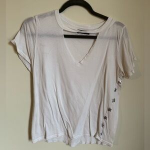 Michael Lauren stars cutout tee